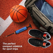 SPORTBIT Basketball Pump – Ball Pump for Sports Balls | Push & Pull Inflating System – Hand Pump for Basketball, Volleyball, Soccer & Football – Gifts, Court & Gym Ready