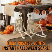 Halloween Decorations Hanging Small Skeletons: 2PCS 16Inches