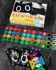Bezier Games Cat in the Box Deluxe Edition Game | Quantum Trick Taking Strategy Card Game for 2 to 5 Players, Innovative Logic and Prediction Gameplay for Ages 10 Plus