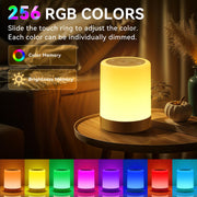 Auxmir Night Light, 3000mAh Rechargeable, Touch Dimmable LED Bedside Lamp