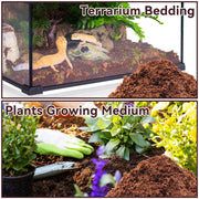 Legigo 4 Pack Coconut Fiber Substrate, Natural Coco Coir Reptile Bedding