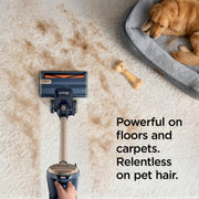 Shark Rocket Turbo Corded Stick Vacuum, Self-Cleaning, Navy, TV301 | Handheld Conversion, Carpet and Hard Floor Cleaning, Under-10-Lb Design, Swivel Steering, Compact Storage, Crevice/Pet Tool