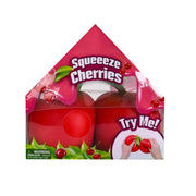 Toymendous Squishy Cherries, Jumbo Sweet Fruit Stress Toy, Twin Cherry Fidget Fun, 5.5 Inch Squishy Fruit, Fidget Sensory Food, Jumbo Strss Relief Toy or Kids & Adults, Easter Basket Stuffer