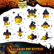 Halloween Pop Fidget Toys Bulk Its Halloween Party Favors for Kids 30 Pack | Mini Pop Keychain It Halloween Trick or Treat Goodie Bag Stuffers Fillers Fidgets for Kids Classroom Prizes Party Supplies
