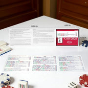 2026 Mah Jong Card, Rules Large Size Revised Version - 4 Pcs | NM-JL Mah-Jong Cards 2026 Mahjong cars 2026, Hands and Rules,Easy to Read Game Table Accessories