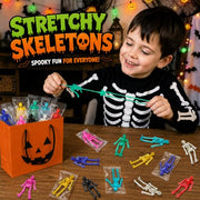 Halloween Stretchy Skeleton Toys 24-60 PCS, Party Favors Gifts for Kids