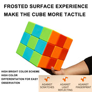 Giant Magic Cube 3x3, 18CM Extra Large Stickerless Puzzle Cube for All Ages | Stress Relief Educational Toy, Collectible Cube, Novelty Birthday Christmas Gift for Kids, Teens & Adults