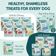 Shameless Pets Blueberry & Mint Dental Chews for Dogs, 8 Chews | Dental Chews for Dogs, Dog Teeth Cleaning Treats with Immune Support