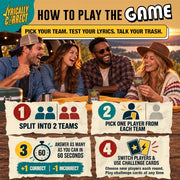 Lyrically Correct Boots & Ballads ’90s & 2000s Country Music Trivia Game | ’90s & 2000s Country Music Trivia Fun Card Game for Adults, Family Game Nights, Parties, BBQs, Road Trips & Music Lovers