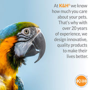 K&H Bird Heater, Snuggle-Up Warmer, Small 5x3in, Low Voltage, Gray