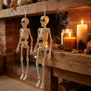 Halloween Decorations Hanging Small Skeletons: 2PCS 16Inches