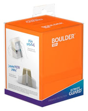 Ultimate Guard Boulder 100+ Classic, Deck Case for 100 Double-Sleeved TCG Cards, Topaz, Secure & Durable Storage for Trading Card Games, Soft-Touch Finish