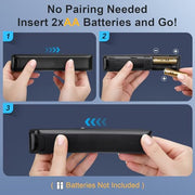 2-Pack Replacement Remote for Samsung Smart TV – No Setup, Instant Response | for 2019–2026 Samsung TV compatibility: works with most models, 2-pack value, instant response, streaming shortcut keys