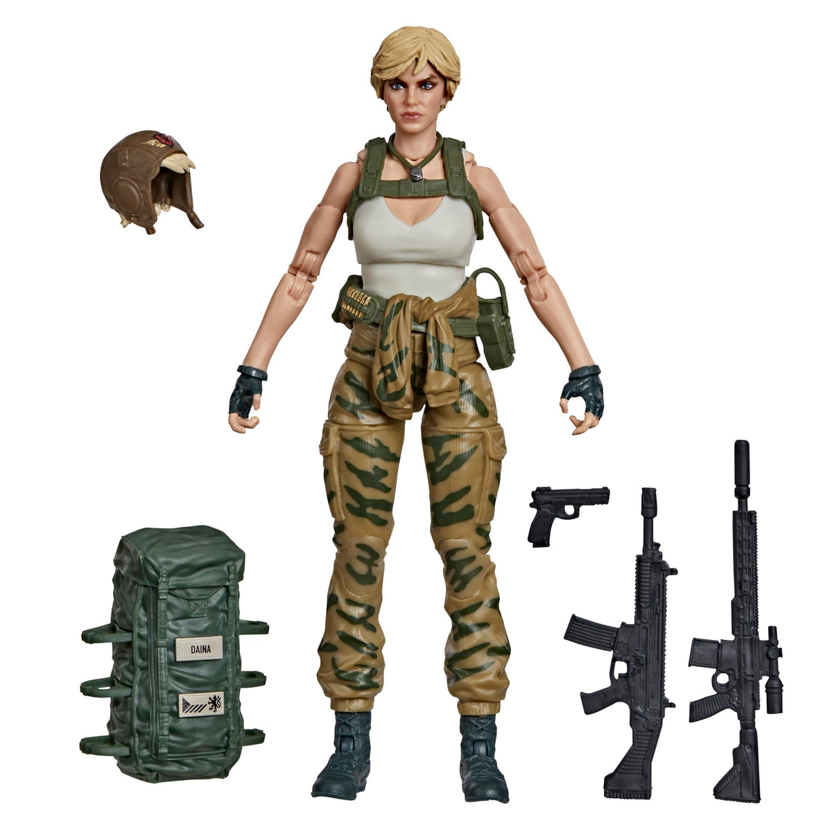 G.I. Joe Classified Series #231, Daina | Premium 6 Inch Collectible October Guard Action Figure Set with 7 Accessories
