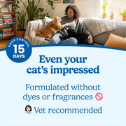 Fresh Step Advanced Simply Unscented Multi Cat Clumping Cat Litter, 18.5 lb | Formulated with No Added Dyes or Fragrances, Ammonia Block Technology, Low Dust, Compatible with Most Automatic Litter Boxes