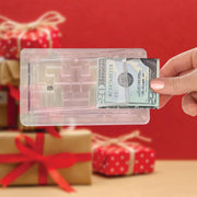 Tech Tools Money Maze Puzzle Gift Box - Stocking Stuffers for Men, Teen Boys and Kids Funny White Elephant Gag Gifts, Creative Cash Holder