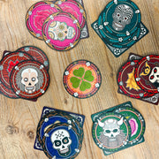 Asmodee Skull Bluffing & Bidding Party Game, 3-6 Players Ages 10+ | For bluffing fans, read and out-bid rivals, No luck, just pure psychology and nerve, Portable discs travel to any game night