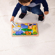 Melissa & Doug Safari Animals Wooden Chunky Puzzle 8-Piece Set | 8 Chunky Wooden Puzzle Pieces, Safari Animals, Skill Building Matching Pretend Play, Toddler Learning Toys for Kids, Ages 2+