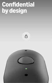 Bee Frontier (all-new), Wearable Personal AI that grows with you, confidential by design, transforms conversations into actionable summaries, 7-day battery, IP67 Rated, Onyx