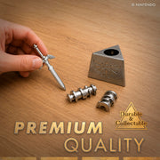 Legend of Zelda Master Sword Hanayama Metal Brain Teaser, Level 6 Ages 12+ | Legend of Zelda Master Sword Hanayama Metal Brain Teaser Puzzle, Mensa Rated Level 6, Cast Metal Puzzle, Ages 12+