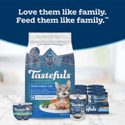 Blue Buffalo Tastefuls Chicken Adult Indoor Dry Cat Food, 3 lb | Chicken & Brown Rice Recipe, Antioxidant-Rich LifeSource Bits, No Corn, Wheat, or Soy