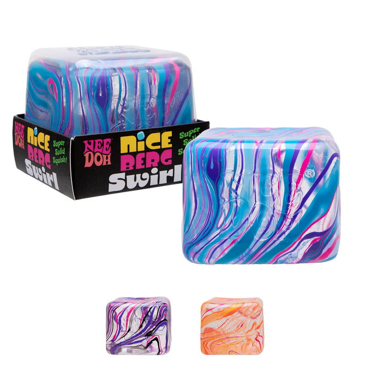 Schylling NeeDoh Swirl Nice Berg - Jumbo Squishy Squeezy Fun - Colors May Vary