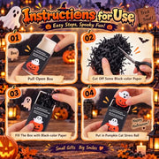 60 Sets Halloween Party Favors Ghost in Pumpkin Gifts Stuffers for Adults | Ghost in Pumpkin Stress Balls with Boxes, Bulk Halloween Trinkets, Office Classroom Prizes, for Coworkers Friends Students