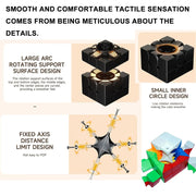 Giant Magic Cube 3x3, 18CM Extra Large Stickerless Puzzle Cube for All Ages | Stress Relief Educational Toy, Collectible Cube, Novelty Birthday Christmas Gift for Kids, Teens & Adults