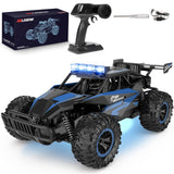 kolegend Remote Control Car 2.4GZh High Speed 25km/h RC Monster Trucks 50+min with LED Headlight and Rechargeable Battery for Boys Girls Kids