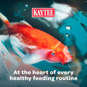 Kaytee Koi's Choice Floating Fish Food for Koi, Goldfish & Pond Fish | Supports growth. Fish food pellets for all seasons. 35% protein, fish meal first, highly digestible koi food