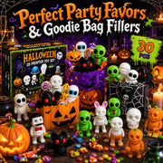 30 PCS Halloween Party Favors Gifts 3D Fidget Toys Goodie Bag Stuffers | Halloween Party Favors Fidget Toys for Trick or Treat, Halloween Goodie Bag Fillers, Figurine Stress Relief Fidget Toys