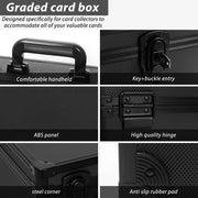 Graded Card Case, Trading Card Storage Box for Sports Cards Slab Holder