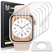 UniqueMe 6 Pack for Apple Watch 40mm SE 3/SE 2/SE Screen Protector