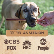 Mighty Paw 12" Bully Sticks for Dogs - Large, Medium and Small Dog Chew | Single Ingredient, Grass-Fed, Low Odor, 5 pk, High Protein, Boredom Buster