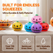8 Pack Halloween Pumpkins Stress Balls Squishy Fidget Toys