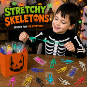 Halloween Stretchy Skeleton Toys 24-60 PCS, Party Favors Gifts for Kids