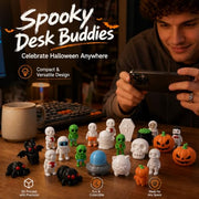 30 PCS Halloween Party Favors Gifts 3D Fidget Toys Goodie Bag Stuffers | Halloween Party Favors Fidget Toys for Trick or Treat, Halloween Goodie Bag Fillers, Figurine Stress Relief Fidget Toys
