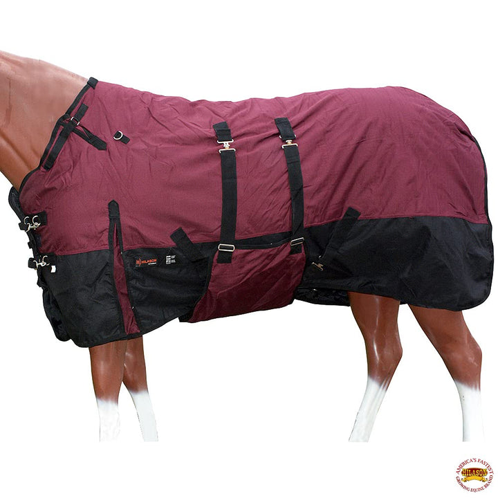 HILASON 1200D Waterproof Winter Turnout Horse Blanket