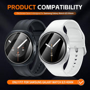 Suoman 4-Pack for Samsung Galaxy Watch 9/8 40mm Screen Protector | HD-Clear Hardness Tempered Glass Protective Film for Samsung Galaxy 40 mm Smartwatches [Anti-Scratch]