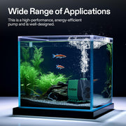 VIVOSUN 800GPH Submersible Fountain Water Pump for Pond, Aquarium, Statuary | 3000L/H, 50W, Ultra Quiet Water Pump with 10ft. High Lift and 6.5ft. Power Cord, 3 Nozzles for Hydroponics, Green