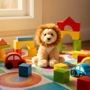 The Petting Zoo Lion Stuffed Animal Plushie, Babiez, Kids Gifts, 6 in | Wild Onez Lion Realistic Wildlife Zoo Animals by Zoologee. Great Toys for Girls and Boys. Plush Gifts for Kids