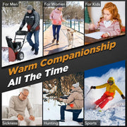 Lerat 2 Pack Hand Warmers Rechargeable, Portable Electric Hand Warmers Reusable, Portable Pocket Heater, Gifts for Men Women Kids, Hunting, Golf, Camping Accessories