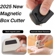 🏆Flash Sale⚡ 50K+ SOLD! Almost Gone-💥Magnetic Retractable Box Cutter - Safety Lock Utility Knife with Built-in Magnet for Easy Storage & Quick Access