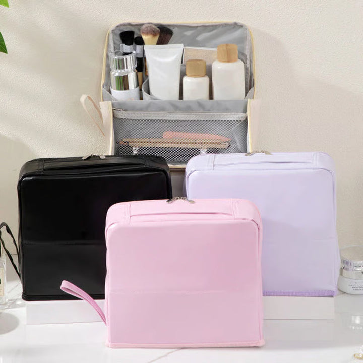 🔥Hot Sale🔥Stylish Handheld Partitioned Cosmetic Bag